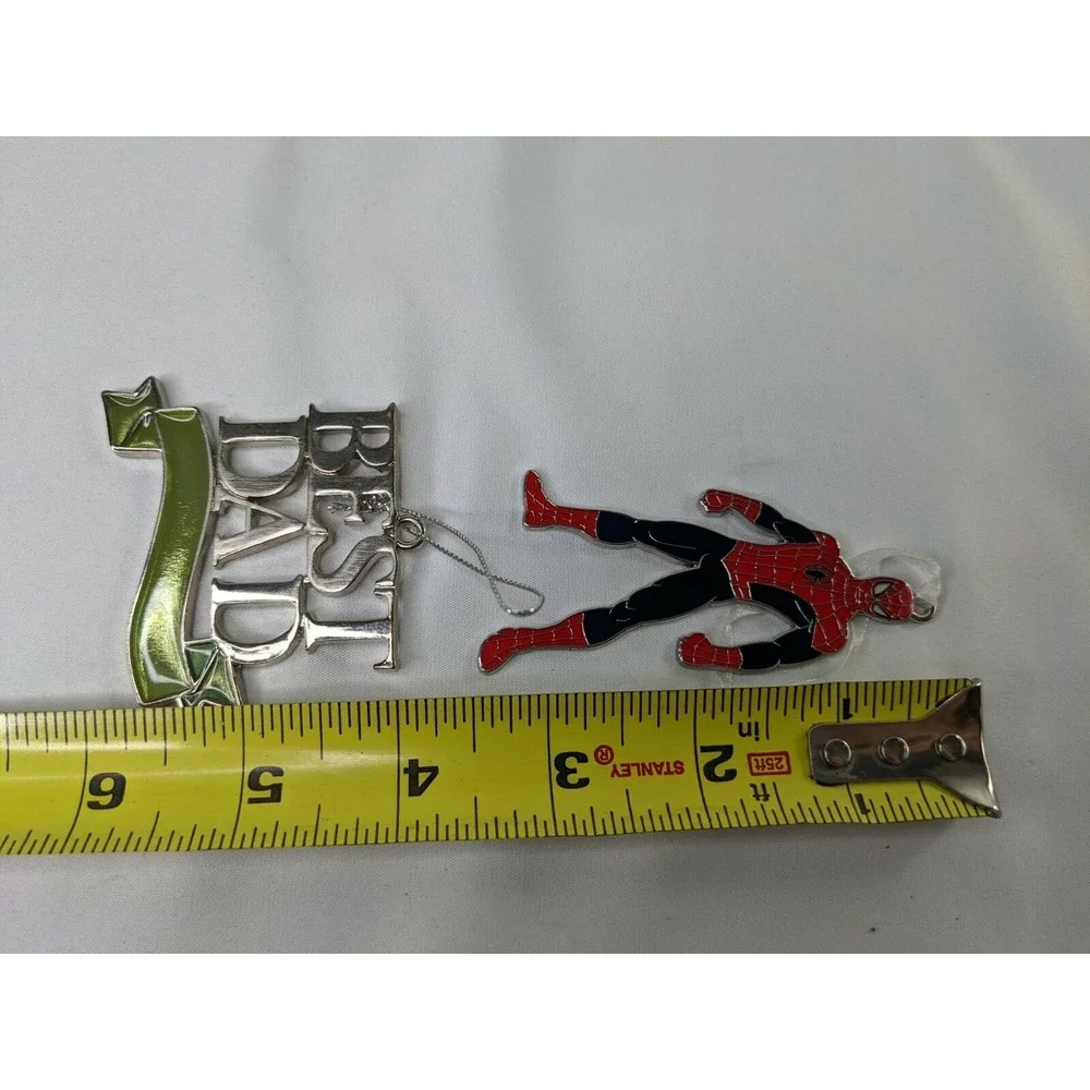 Best Dad and Spider Man Metal Tree Ornament‎ Spiderman